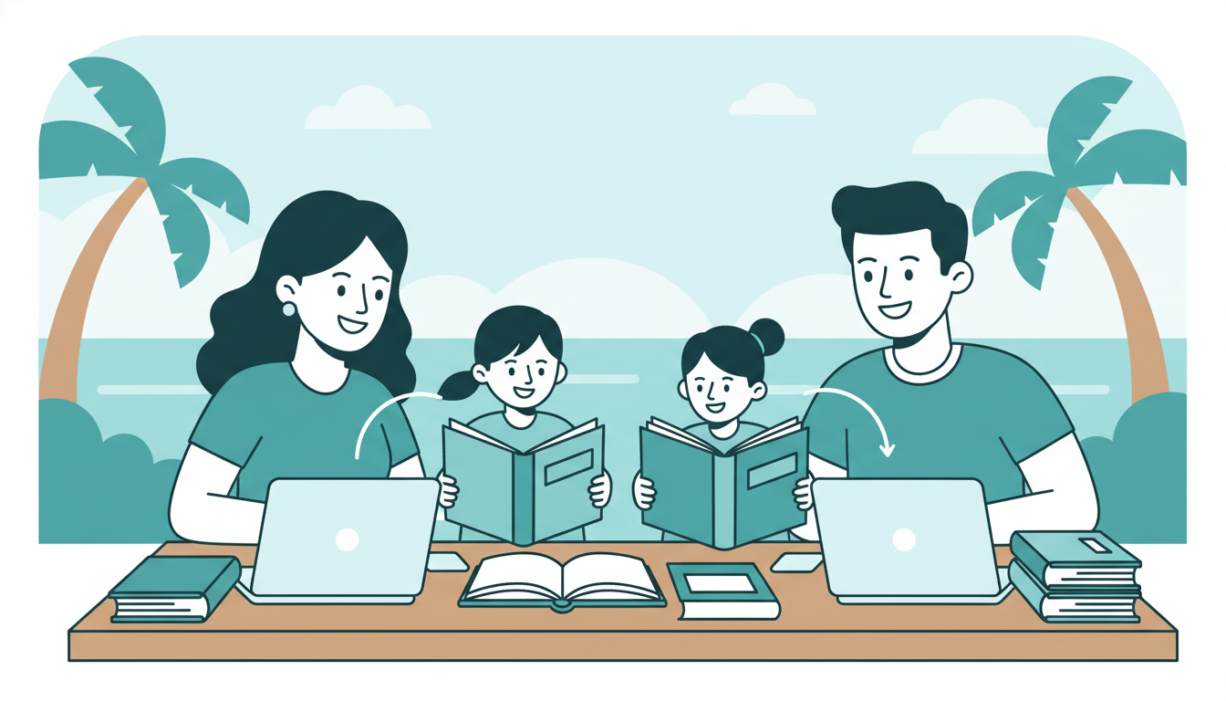 Homeschooling auf Weltreise: So funktioniert Unterricht während der Reise für Familien